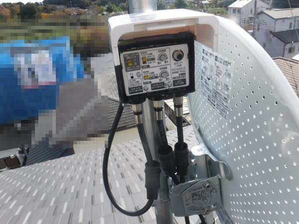 沼津市地デジBSアンテナ取付工事