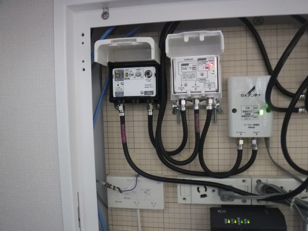 沼津市大岡BSアンテナ取付工事