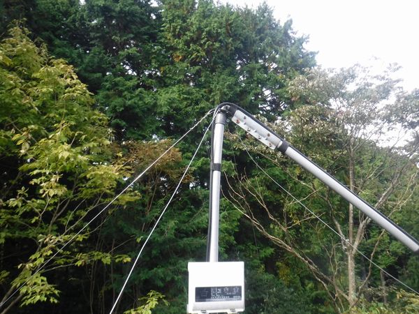 伊豆市アンテナ倒壊地デジアンテナ建替え工事