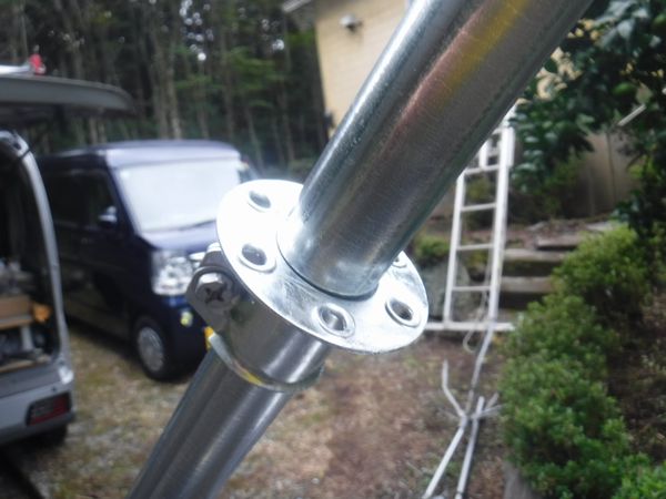 伊豆市アンテナ倒壊地デジアンテナ建替え工事