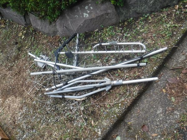 伊豆市アンテナ倒壊地デジアンテナ建替え工事