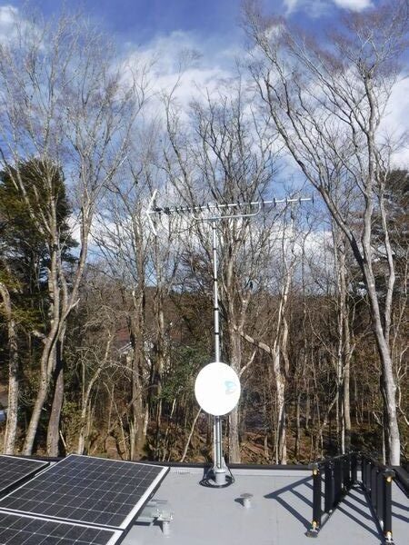 裾野市須山アンテナ工事