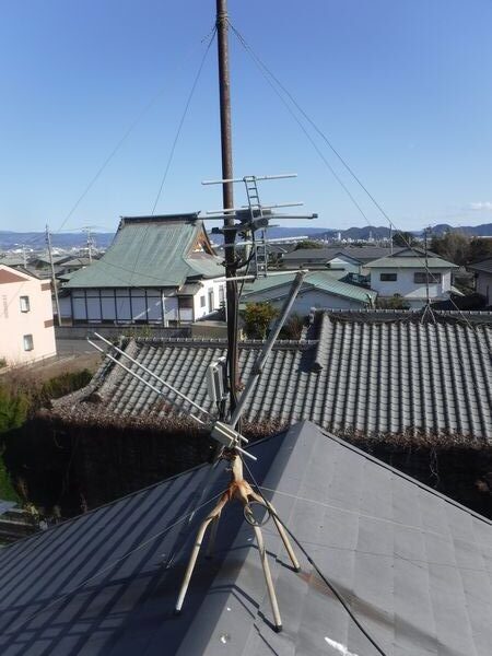 沼津市アパートアンテナ建替え工事