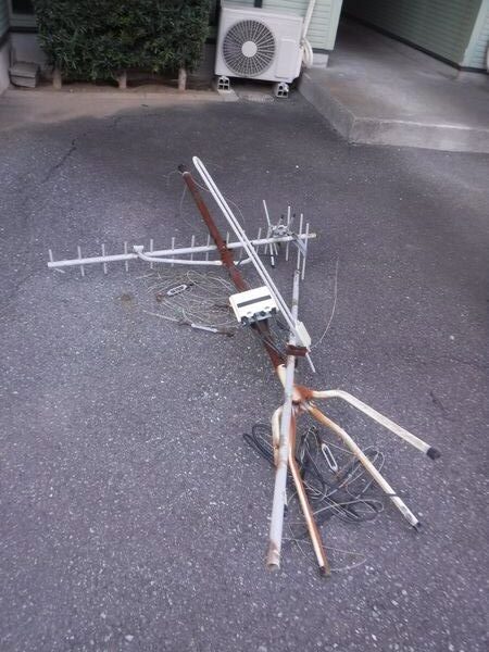 沼津市アパートアンテナ建替え工事