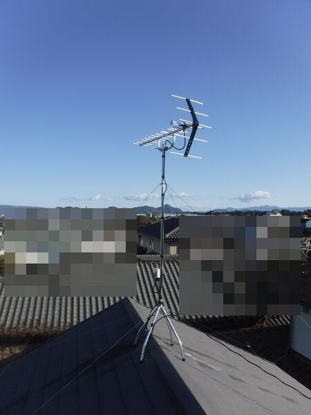 沼津市アパートアンテナ建替え工事