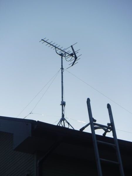 沼津市アパートアンテナ建替え工事